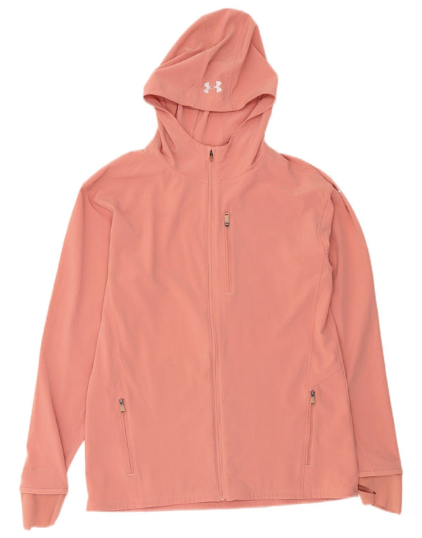 Under Armour Dame Hættetræningsdragt Topjakke UK 14 Medium Pink Polyester