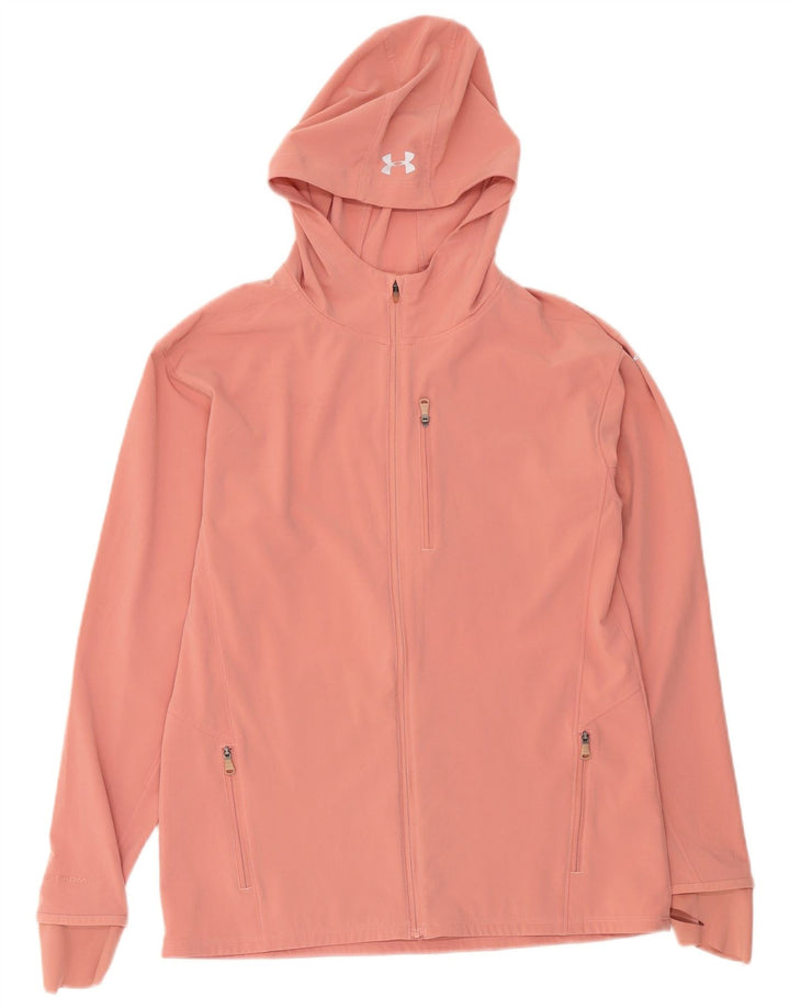 Under Armour Dame Hættetræningsdragt Topjakke UK 14 Medium Pink Polyester