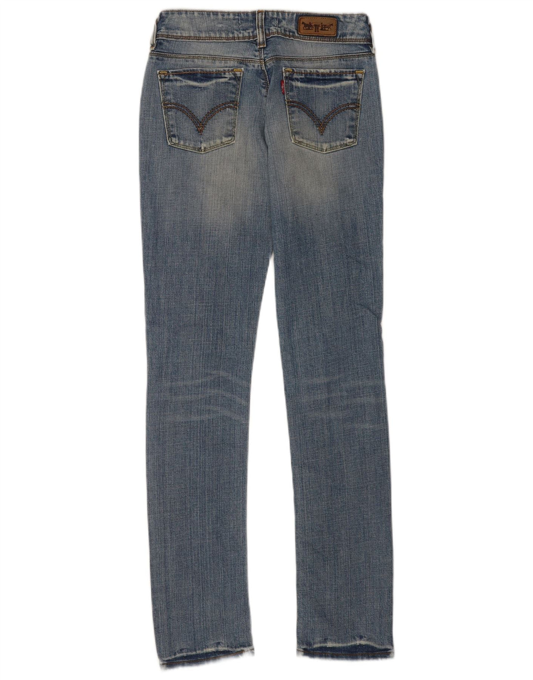Levi's Dame 571 Slim Jeans W28 L34 Blå Bomuld