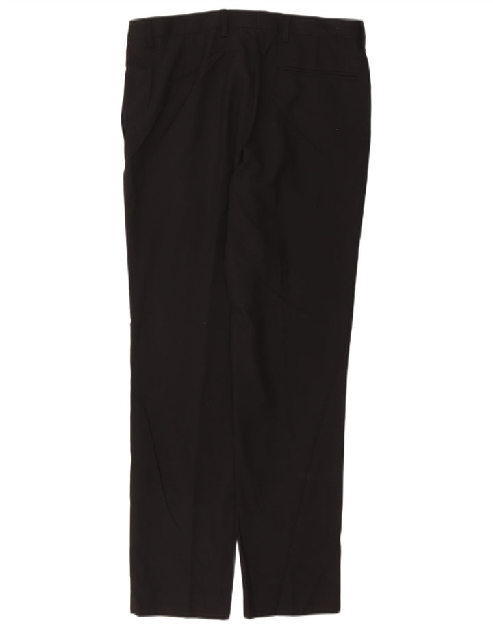 Marks & Spencer Dame Slim Fit Suit Bukser W32 L31 Sort Polyester
