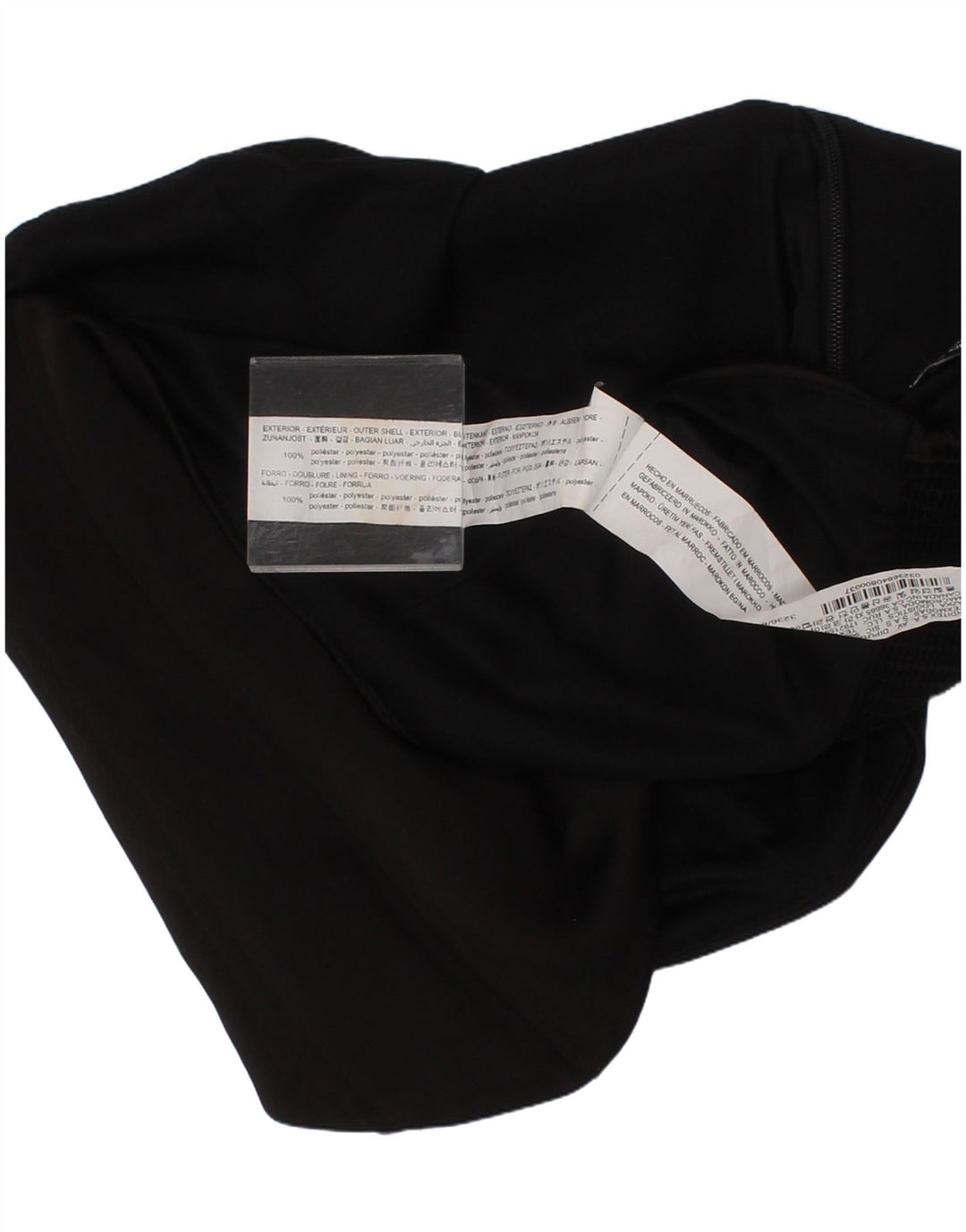 Zara Womens Crop Corset Top Medium Sort Polyester