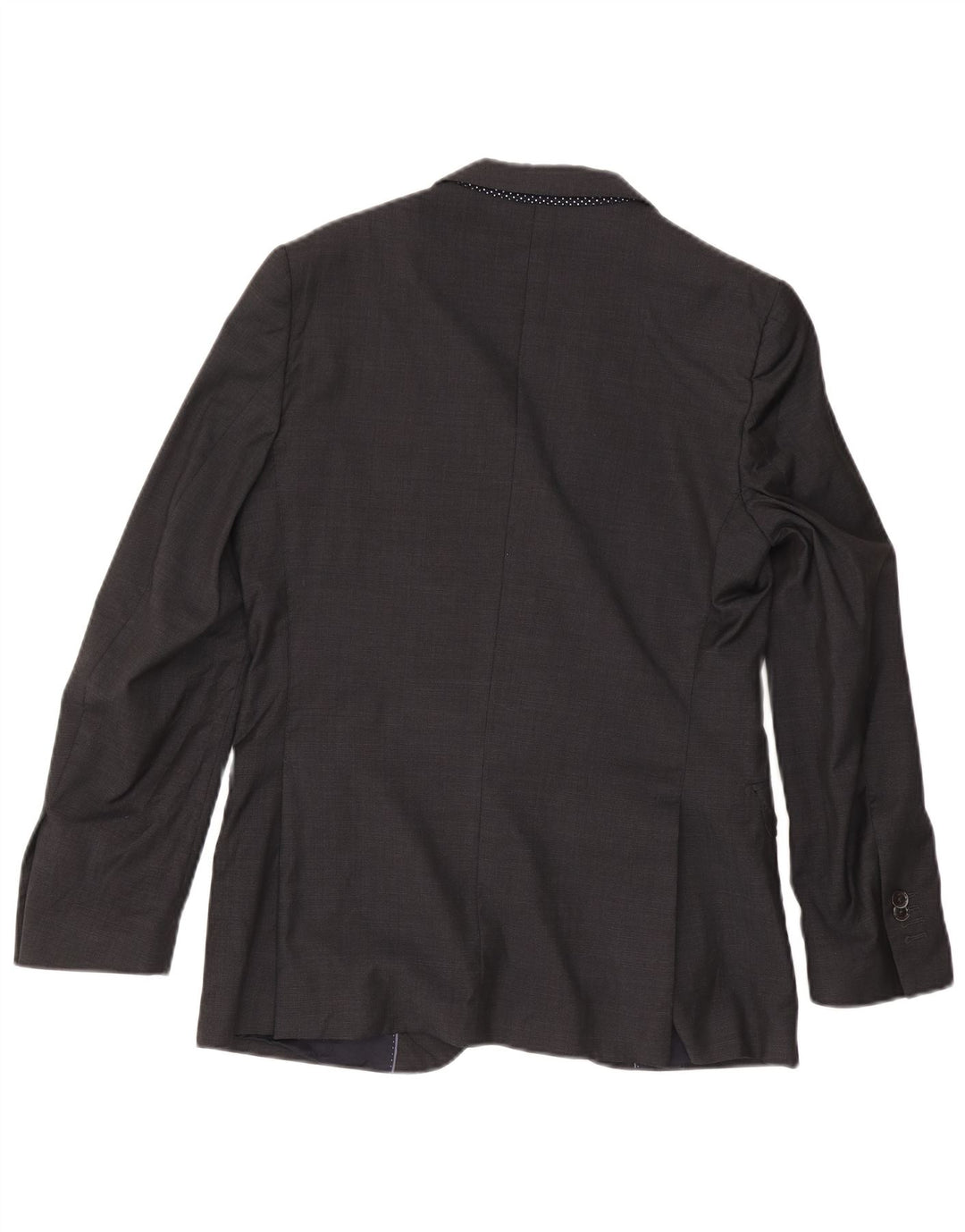 Massimo Dutti Herre 2-knaps blazerjakke EU 48 Medium Grå Acetat