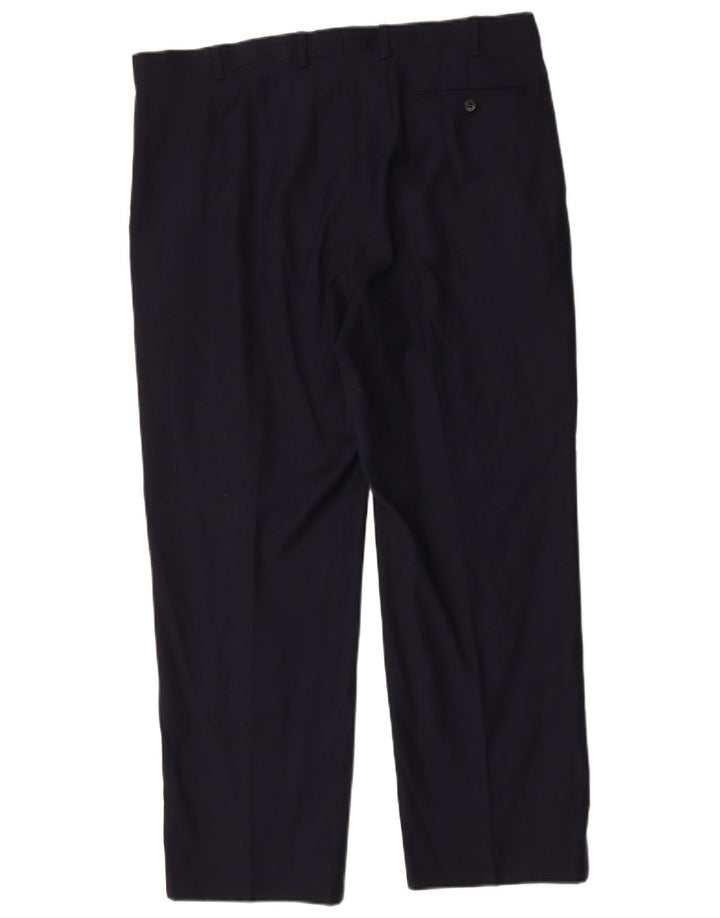 Marks & Spencer Herre Pegged Chino Bukser W38 L29 Marineblå Uld