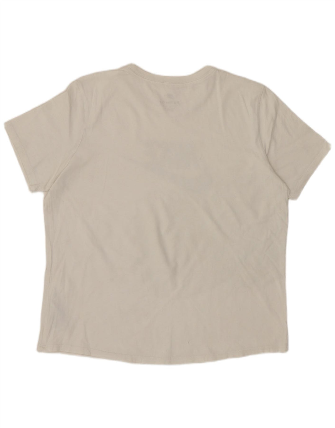 NIKE Grafisk T-shirt top til kvinder DK 16 Stor hvid bomuld