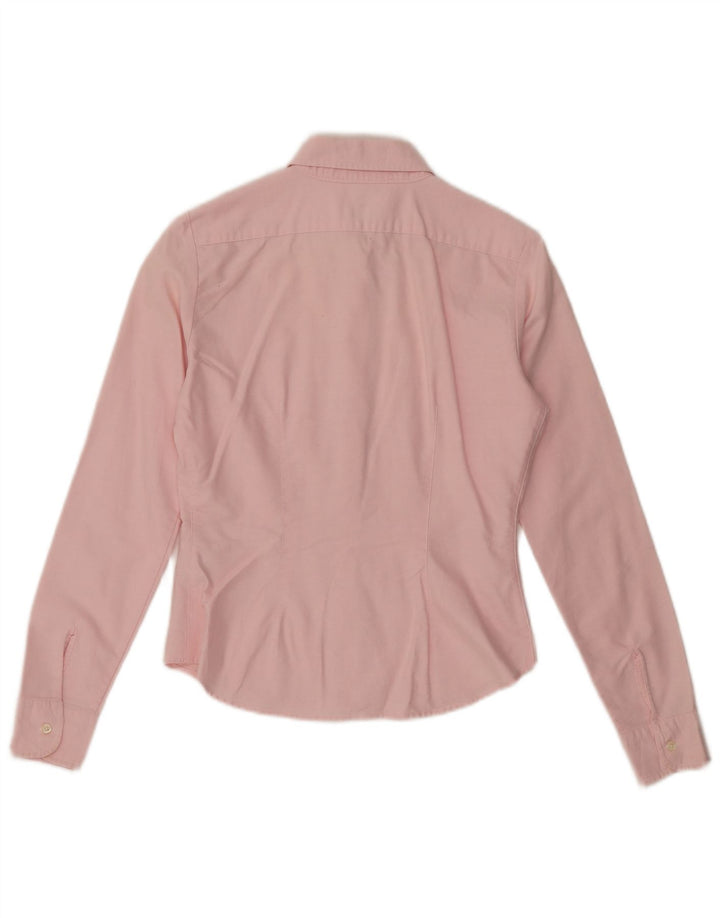 Benetton Dameskjorte UK 10 Lille Pink Bomuld