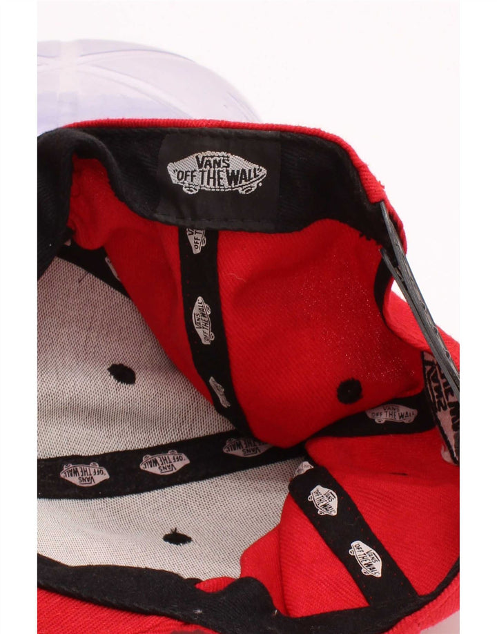 Vans Herre Grafisk Snapback Cap One Size Rød