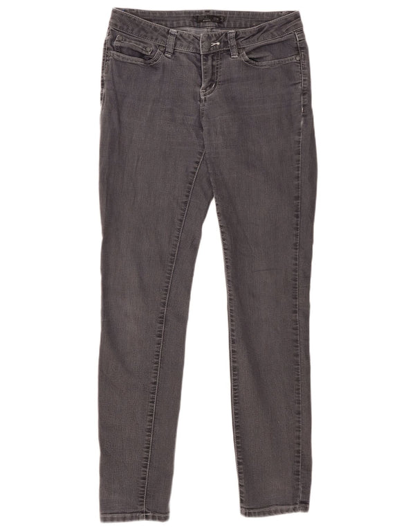 PRANA Dame Mid Rise Skinny Jeans US 2 XS W26 L31 Grå Bomuld