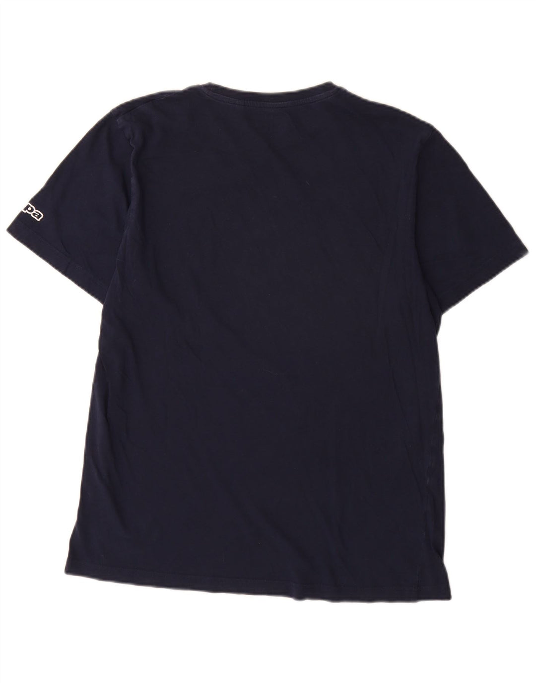Kappa Herre Grafisk T-Shirt Top Stor Marineblå