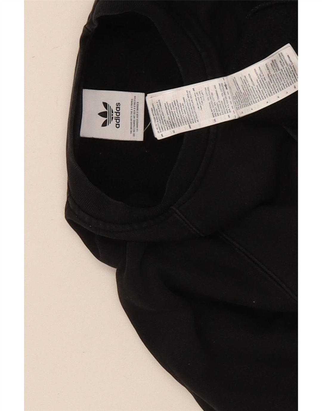 Adidas Sweatshirt Jumper Medium Sort bomuld til mænd