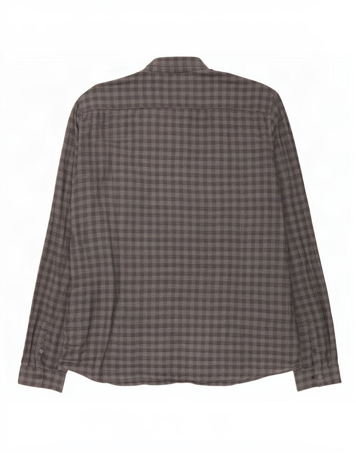 Calvin Klein Herre Slim Fit skjorte 2XL Grå Gingham Bomuld