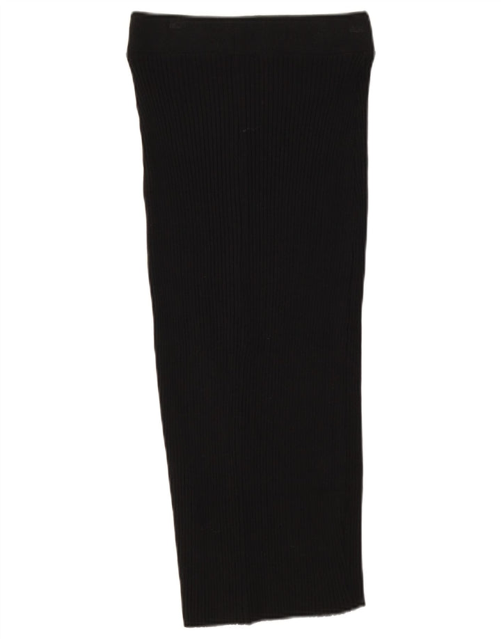 Zara Damestrik Midi-nederdel Medium W28 Sort