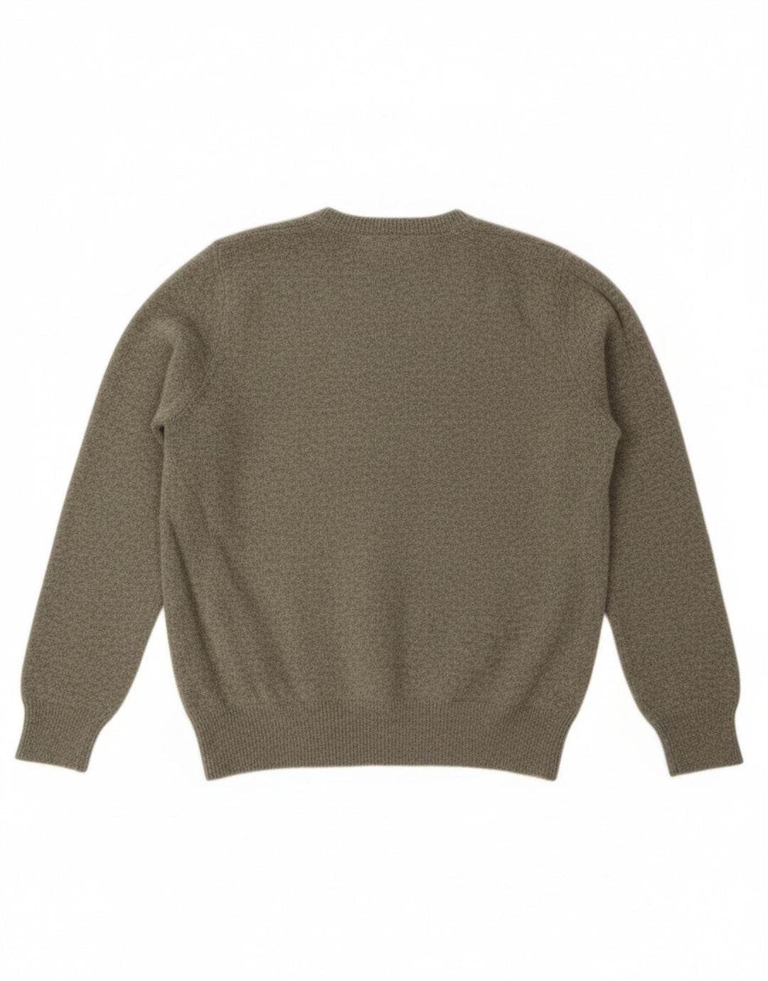 Polo Ralph Lauren Dame V-hals sweater UK 10 Small Khaki Wool