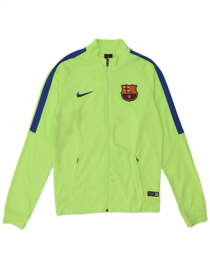 Nike Herre FCB Træningsdragt Topjakke Lille Grøn Colourblock Polyester