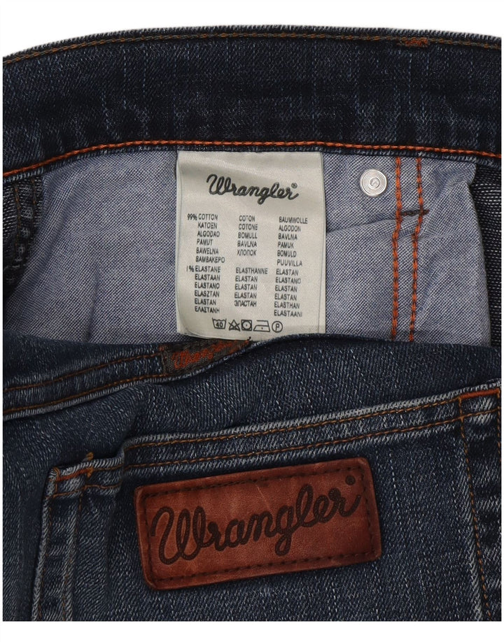 Wrangler Straight Jeans til mænd W34 L30 blå bomuld