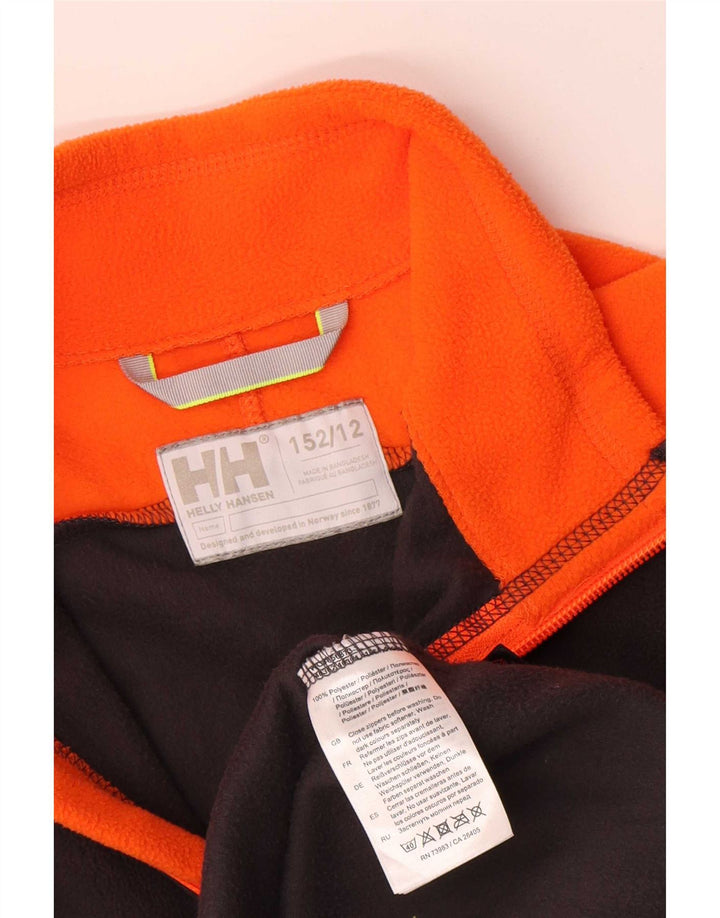 Helly Hansen Boys Fleecejakke 11-12 år Sort Colourblock Polyester
