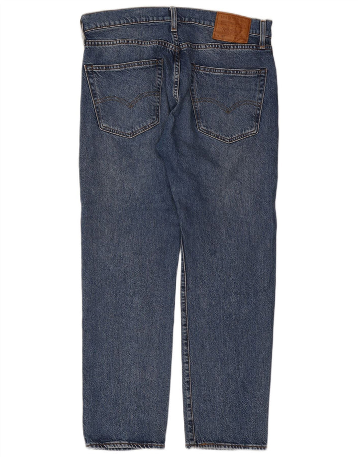 Levi's Herre 502 tilspidsede jeans W33 L30 blå bomuld