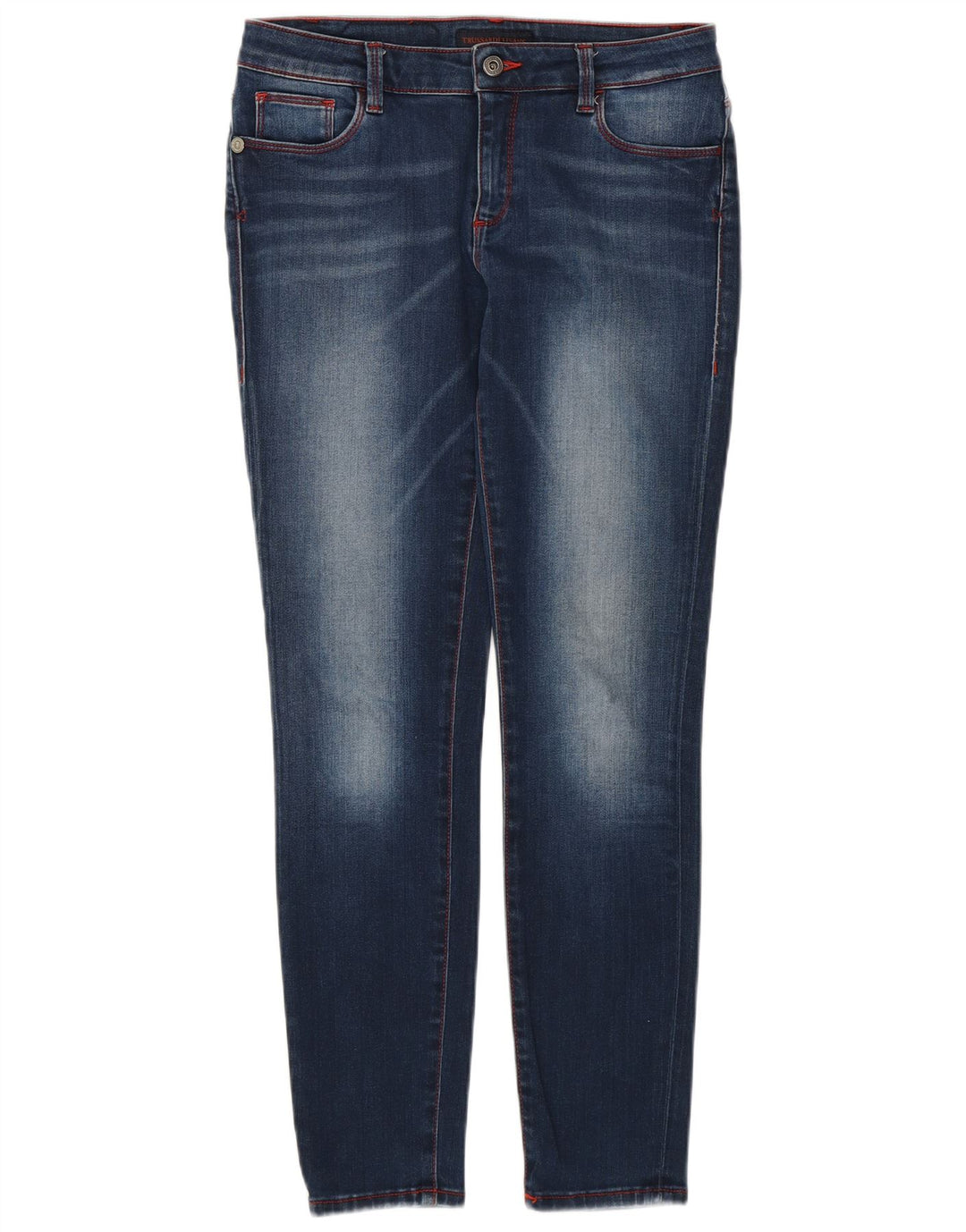 Trussardi Dame Skinny Jeans W29 L28 Blå Bomuld