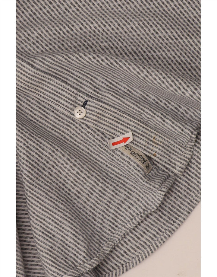 Penguin Heritage Slim Fit Skjorte Stor grå nålestribe