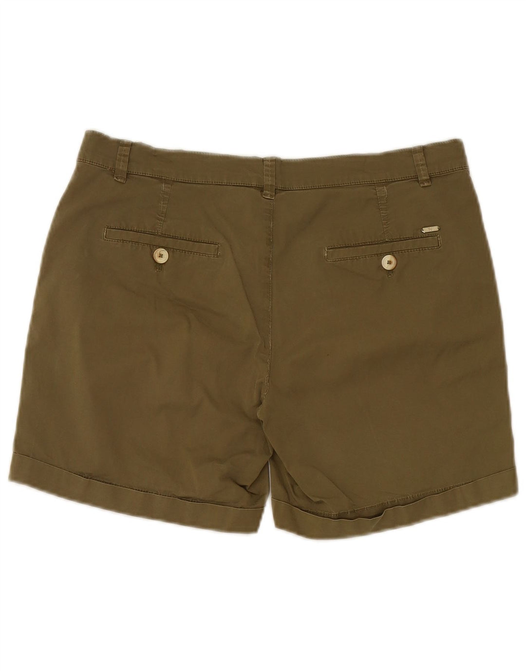 Massimo Dutti Dame Chino Shorts EU 38 Small W28 Khaki