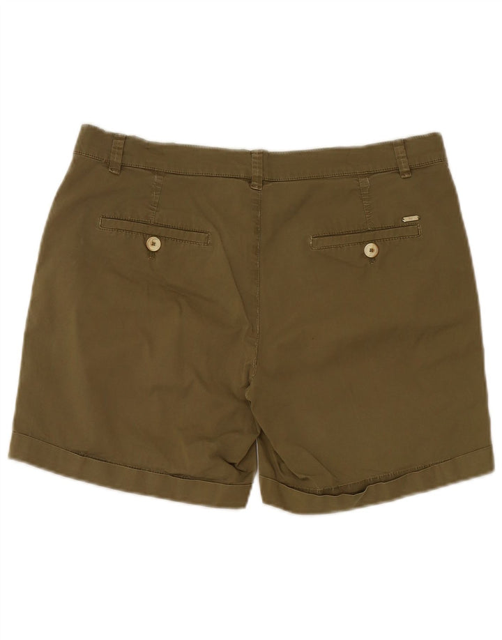 Massimo Dutti Dame Chino Shorts EU 38 Small W28 Khaki