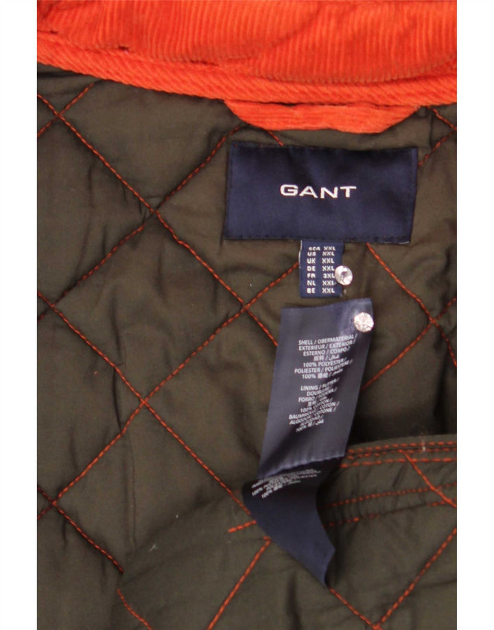 Gant Quiltet jakke til kvinder UK 20 2XL Orange Polyester