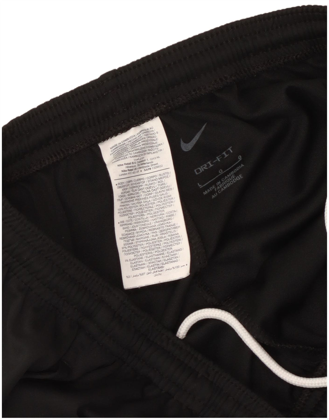 Nike Herre Dri Fit træningsdragt Bukser Large Sort Polyester