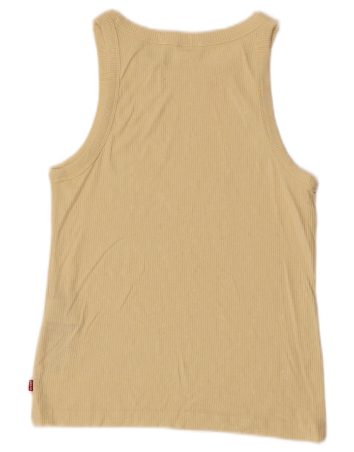 Levi's Damevest Top UK 12 Medium Gul Modal