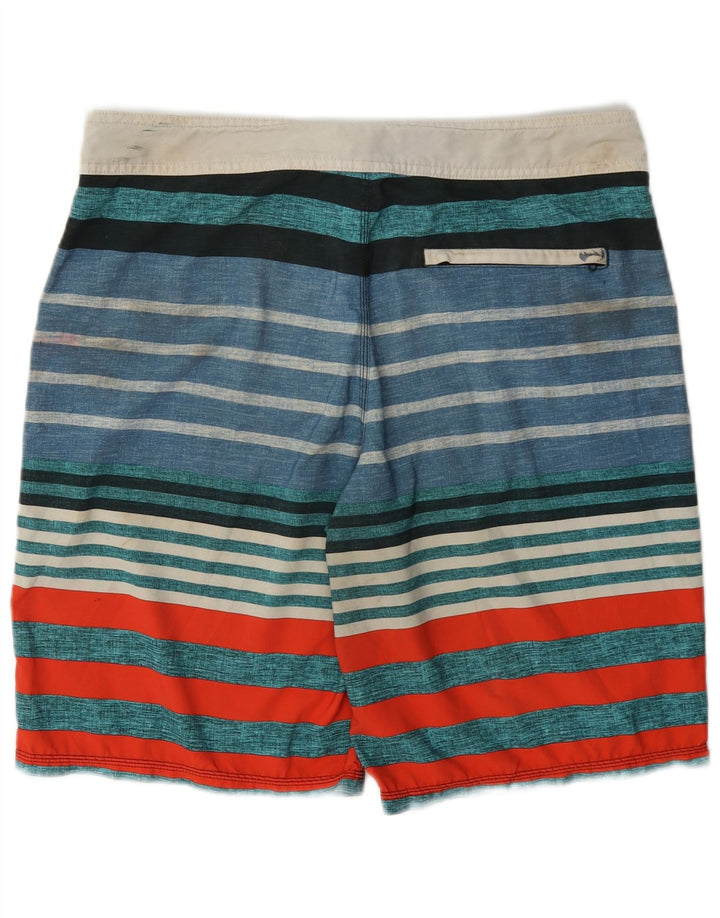 Hurley Herre grafiske badeshorts Stor flerfarvet stribet polyester