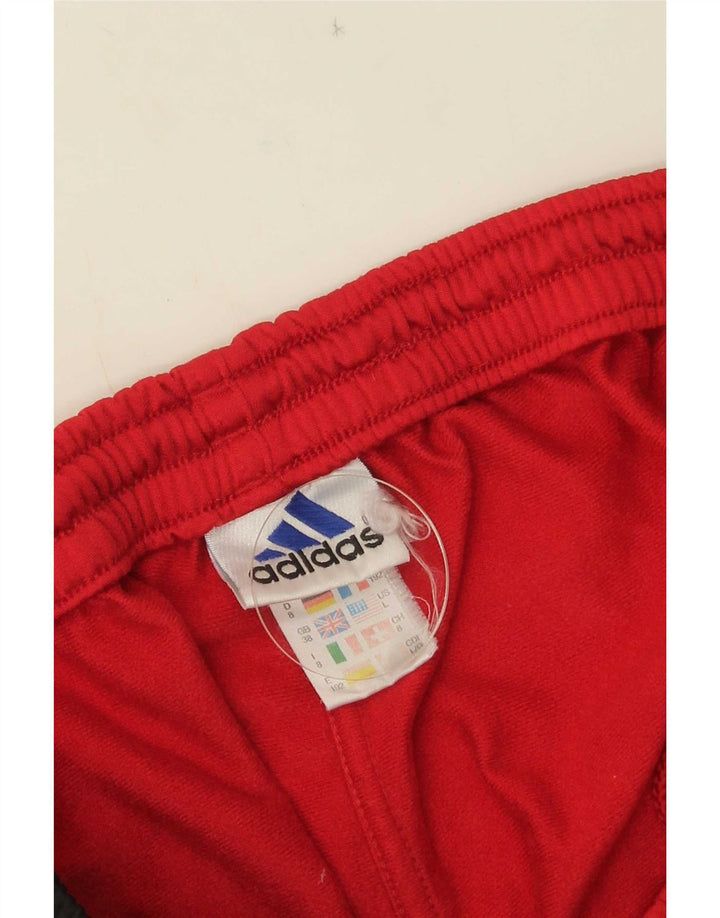 Adidas Herre grafisk træningsdragt Bukser Medium Rød Colourblock Polyester