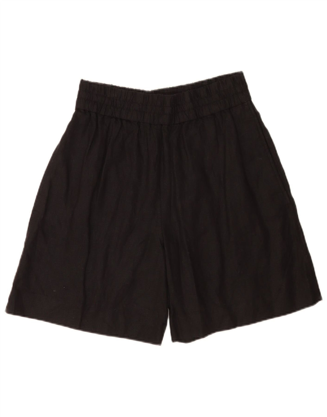 Cos Casual Shorts til kvinder Medium W28 Sort hør