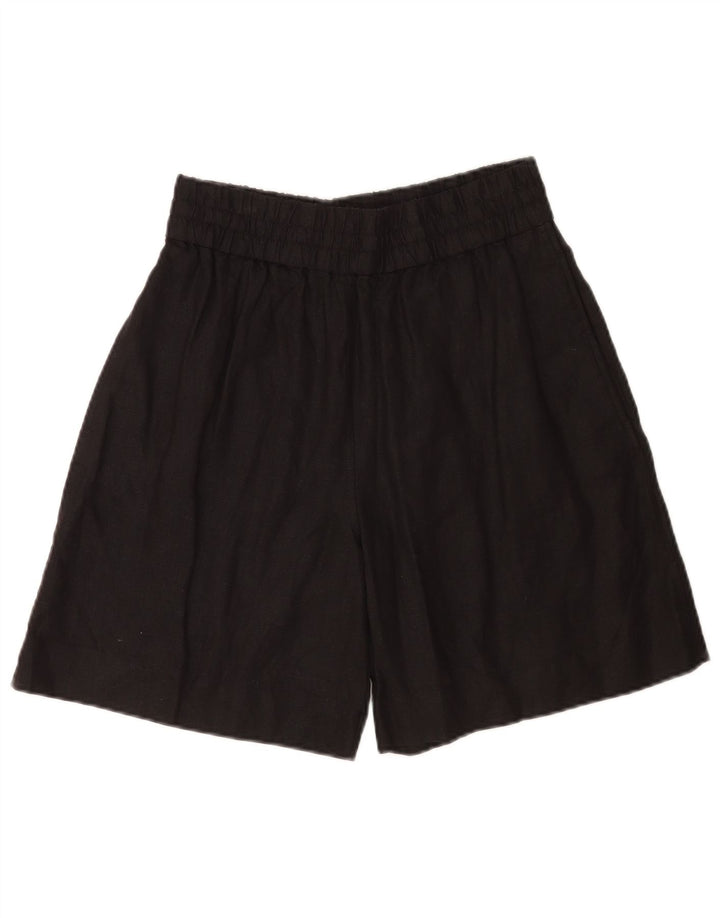 Cos Casual Shorts til kvinder Medium W28 Sort hør