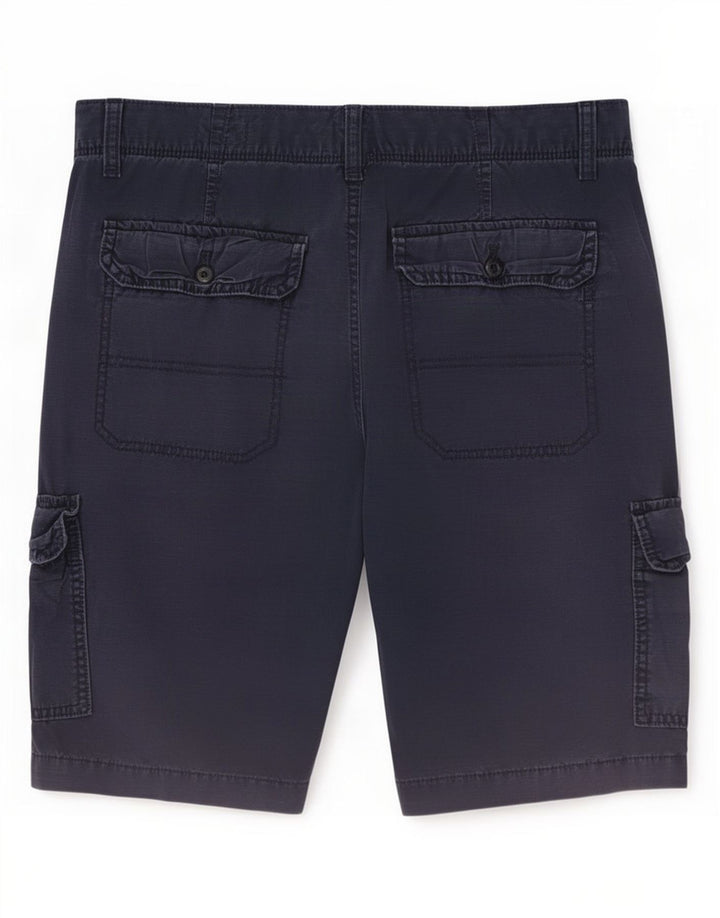 Gap Herre Cargo Shorts W28 Mellem marineblå stribet bomuld