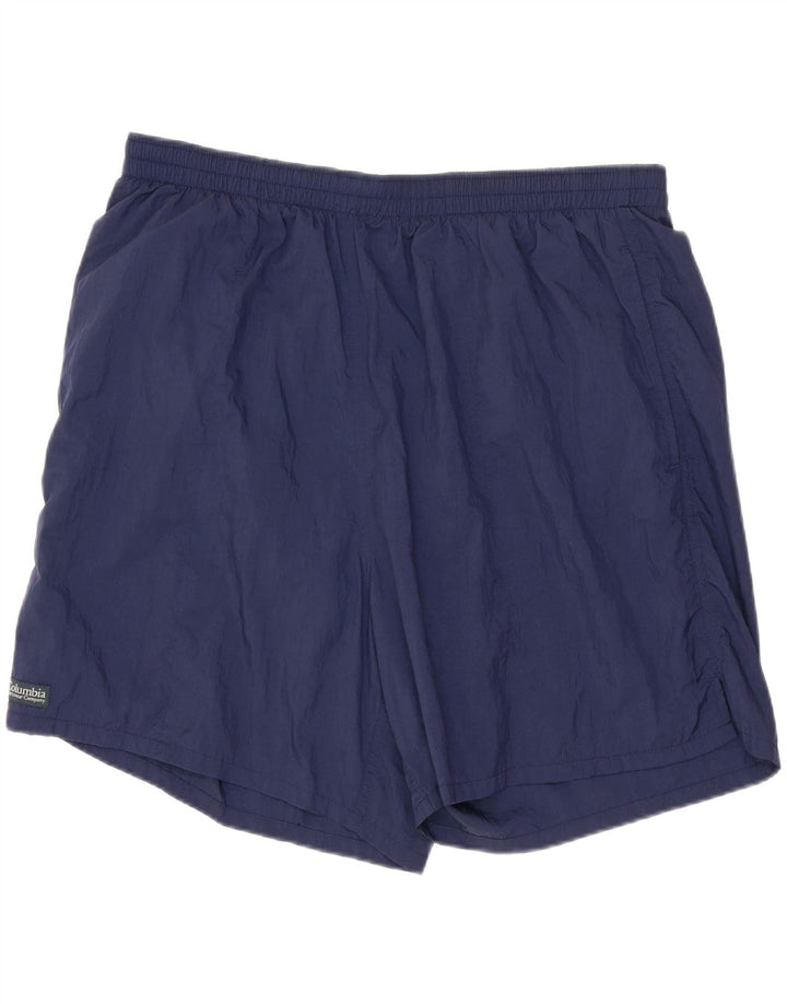 COLUMBIA Sportsshorts til mænd store marineblå nylon