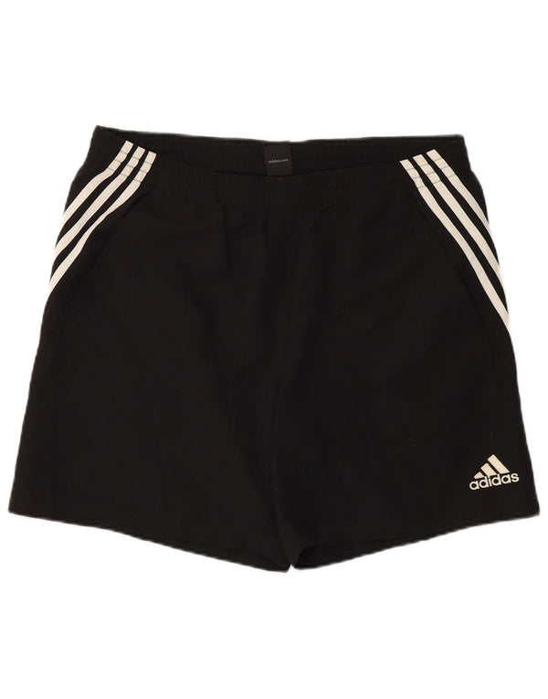 ADIDAS Sportsshorts til mænd, store sorte polyester