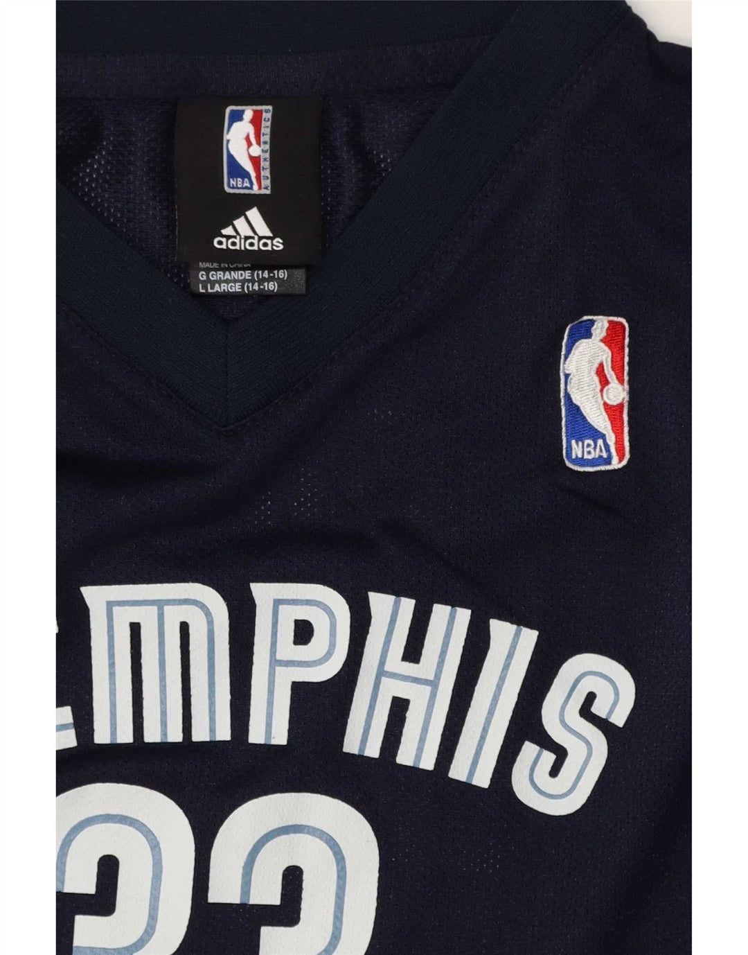 Adidas drenge Memphis grafisk vest top 14-15 år stor marineblå