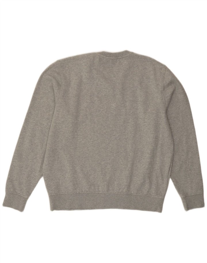 Lacoste Herre Sweatshirt Jumper Størrelse 6 XL Grå Bomuld