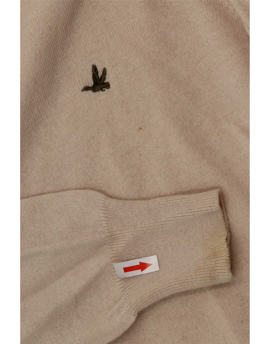 Brooksfield Herre sweater med rund hals IT 50 Medium Beige Uld