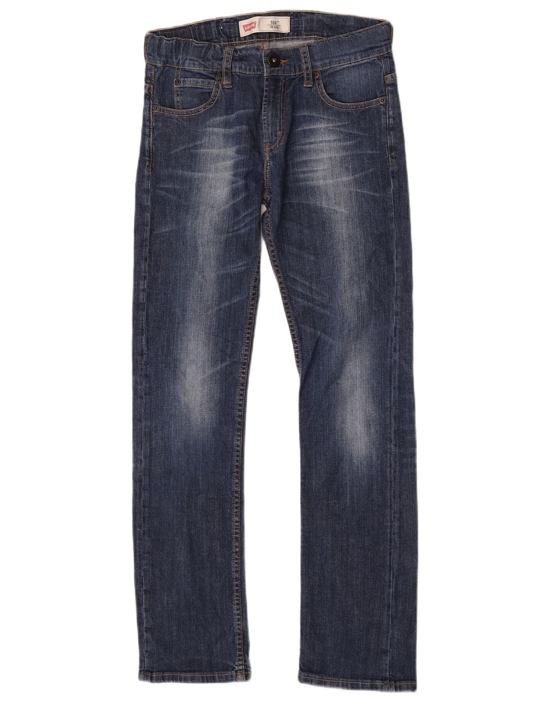 Levi's Boys 511 Slim Jeans 13-14 år W28 L30 Blå Bomuld