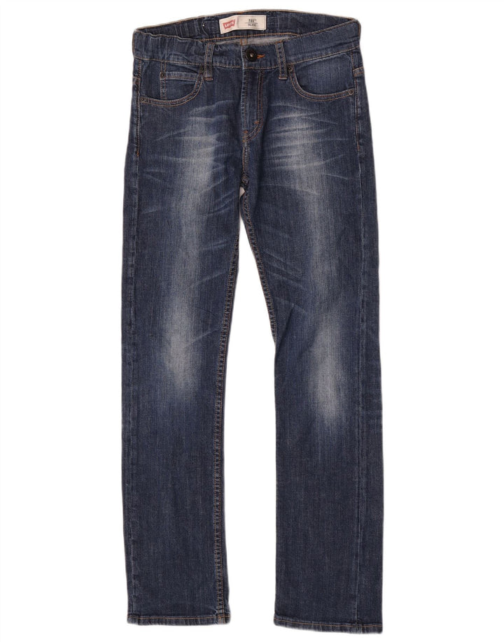 Levi's Boys 511 Slim Jeans 13-14 år W28 L30 Blå Bomuld