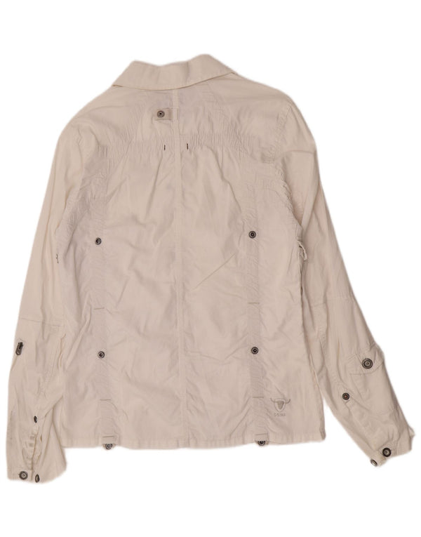 G-Star Dame Military Jacket UK 18 XL Hvid Bomuld