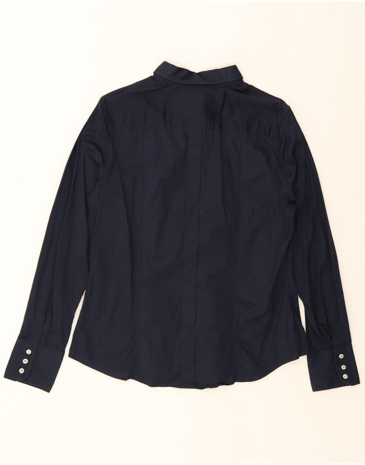 TRUSSARDI JEANS Womens Shirt IT 48 XL Navy Blue Cotton Vintage Trussardi Jeans and Second-Hand Trussardi Jeans from Messina Hembry 