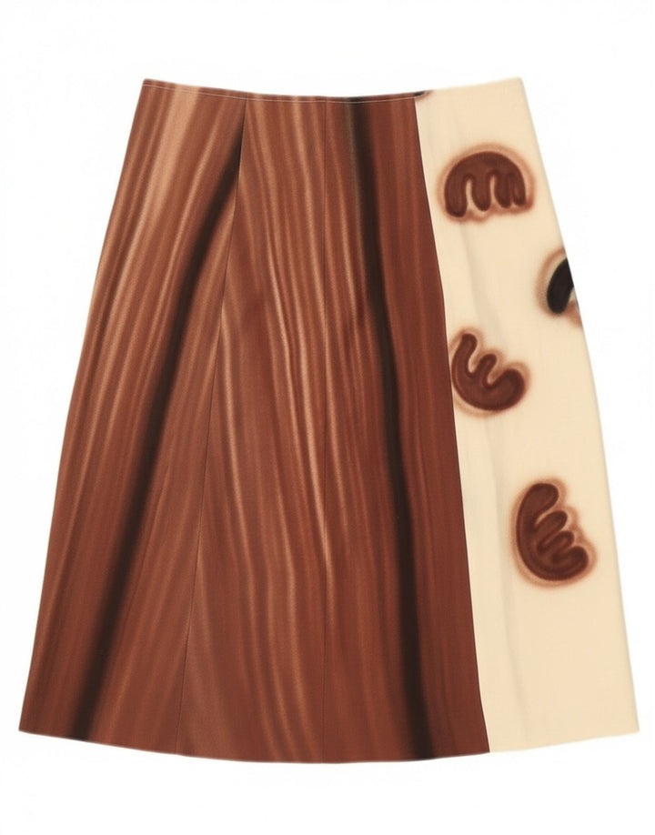 Vintage A-line nederdel til kvinder W30 Medium White Colourblock