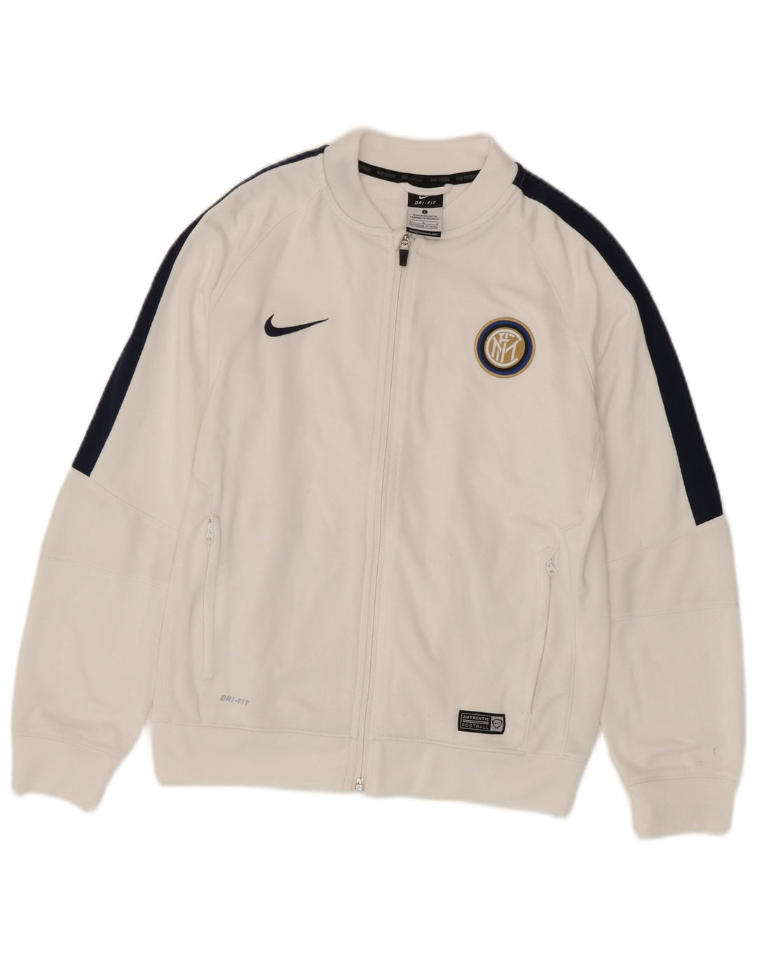 Nike Boys Inter Milan Træningsdragt Topjakke 12-13 år Stor Hvid