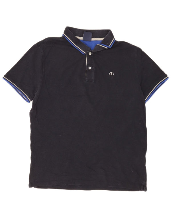 Champion herre poloshirt Medium marineblå bomuld