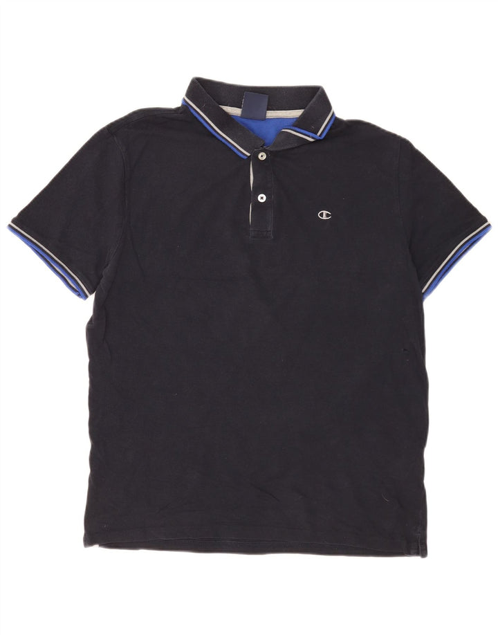 Champion herre poloshirt Medium marineblå bomuld