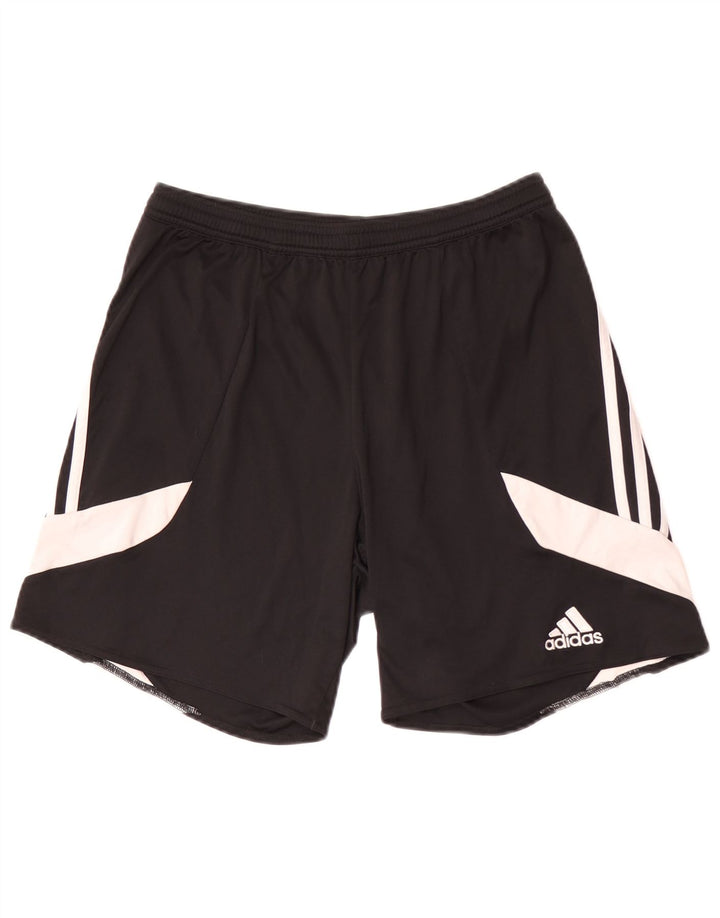 Adidas Herre Climalite Sportshorts Medium Sort Colourblock Polyester