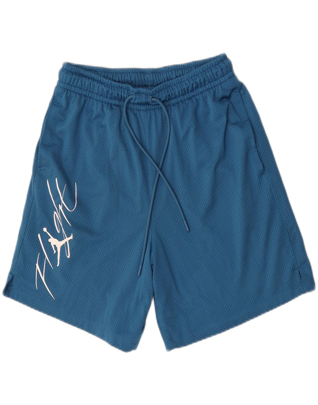 Jordan Herre grafiske sportsshorts Små blå polyester