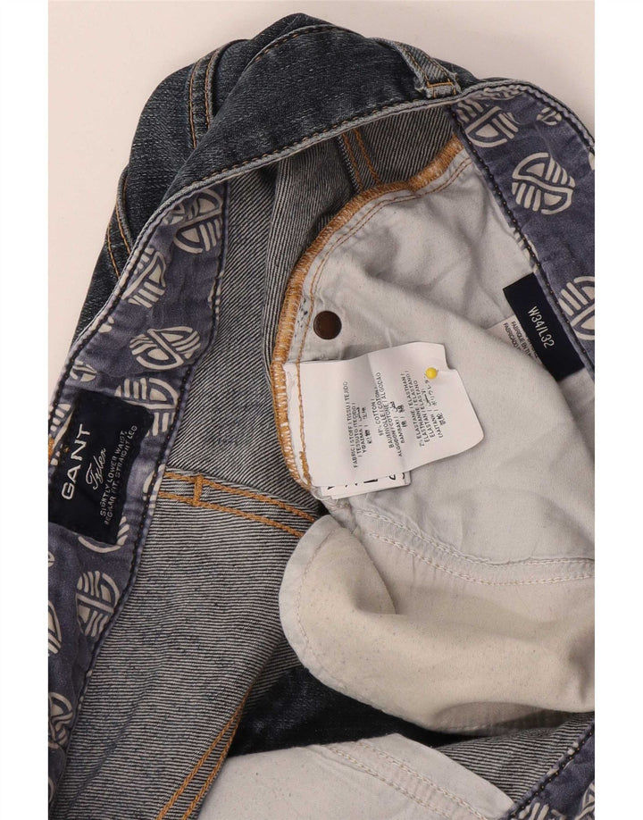 Gant Herre Regular Straight Jeans W34 L32 Blå Bomuld