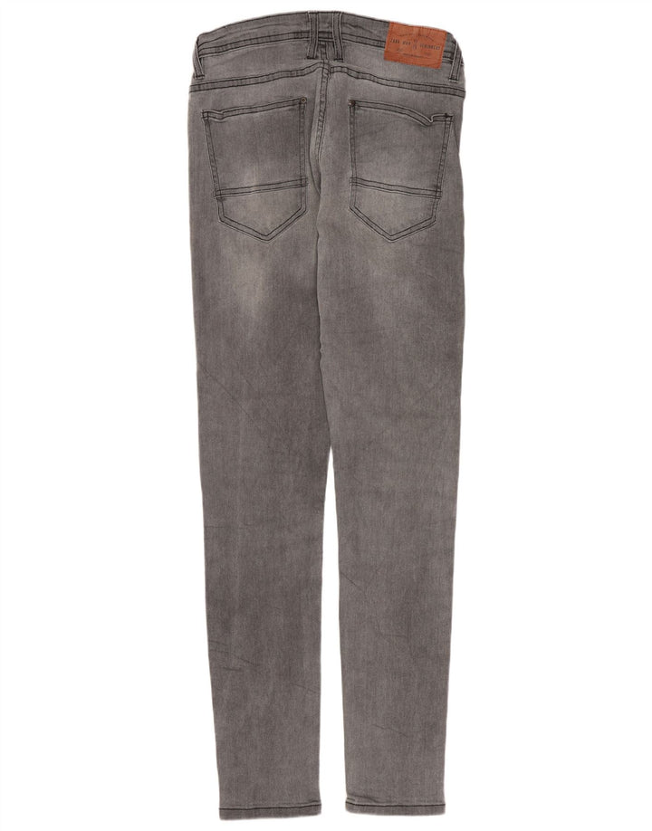Zara Herre Skinny Jeans EU 40 Medium W31 L29 Grå Bomuld