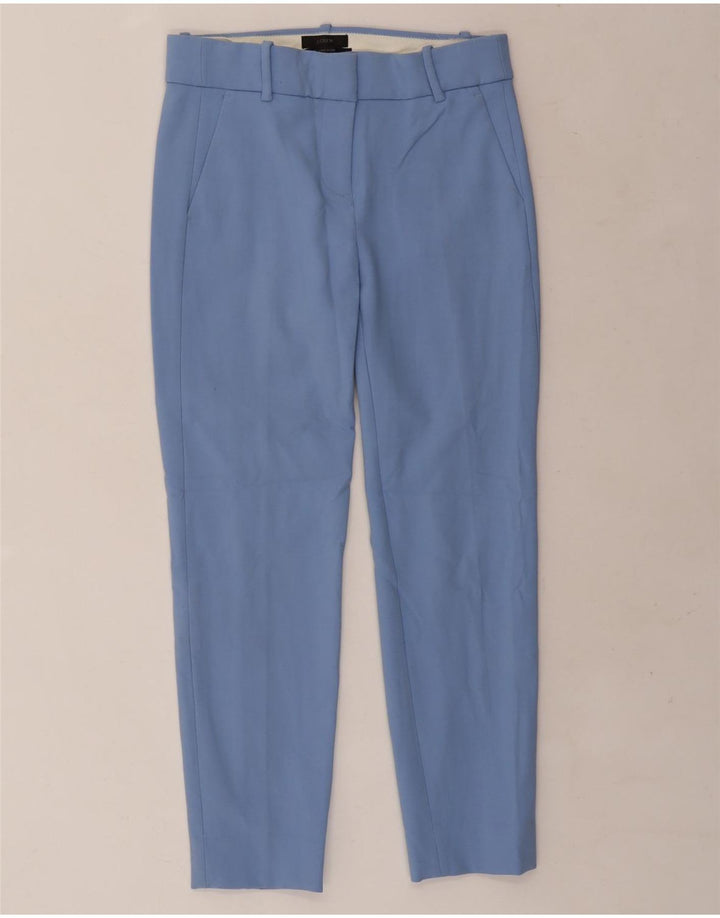 J. CREW Dame Cameron Slim Chino Bukser US 2 XS W25 L25 Blå Polyester
